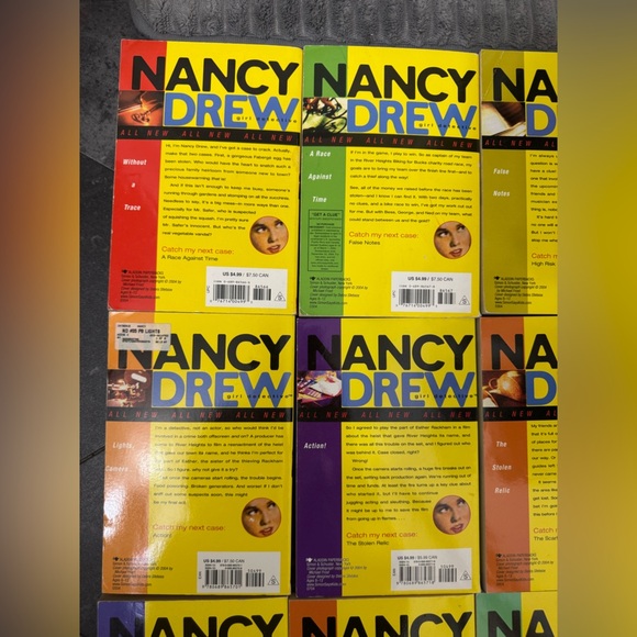 Nancy Drew Girl Detective Paperback books 1-13 - Picture 6 of 12